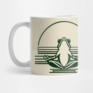 Frog Yoga Retro Super Minimal Mug